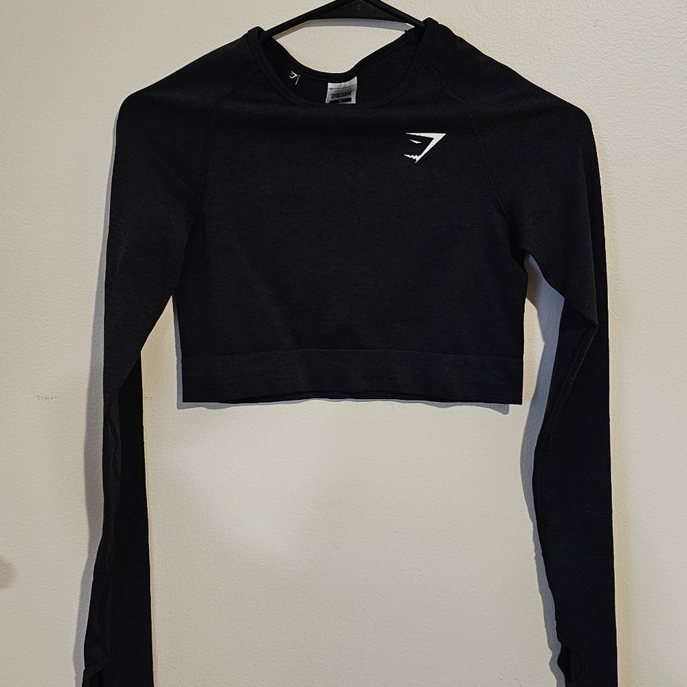 Gymshark long sleeve crop top
